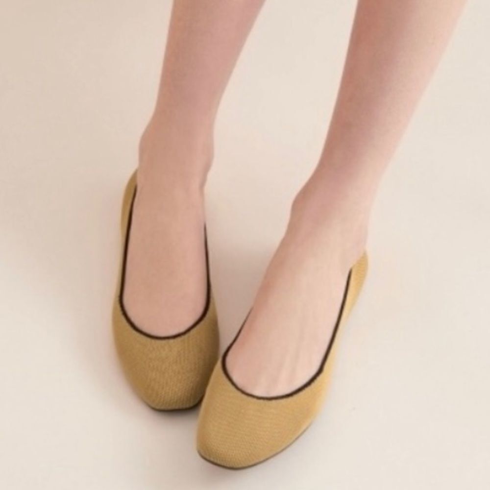 ROTHY’S Chai The Square Flats Limited Edition Retired Size 8 NEW